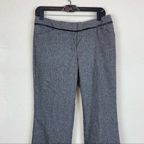 Express Flare Leg Tweed Editor Pants NWT - Picture 2 of 13